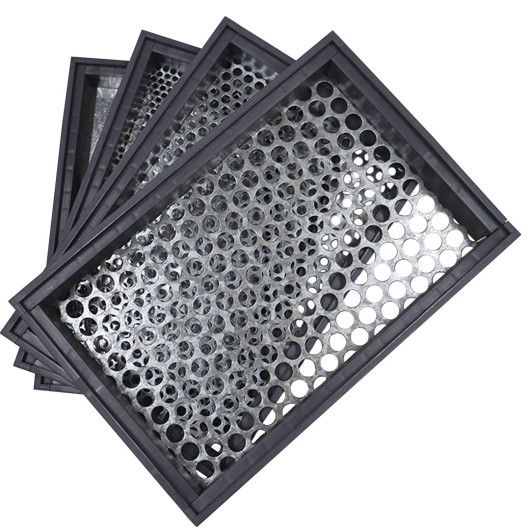 Peneira retangular para Classificação de grãos - Furação Oval