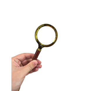 Lupa de mão com 10x de aumento