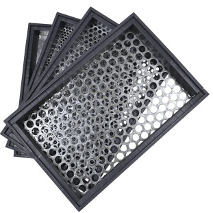 Peneira retangular para Classificação de grãos - Furação Oval