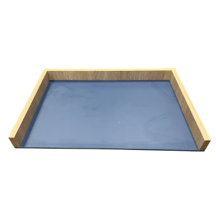 Tampo azul para análise de grãos