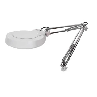 Lupa de mesa, 10x de aumento, com luminária